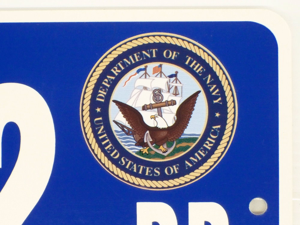 Sullivan. Sign Toe USS THE SULLIVANS DDG 68 Aluminum Street Sign Blue / White 6