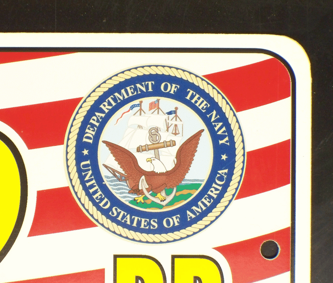 Gridley Sign USS GRIDLEY CG 21 Aluminum Street Sign Red White Blue U.S. Flag 6