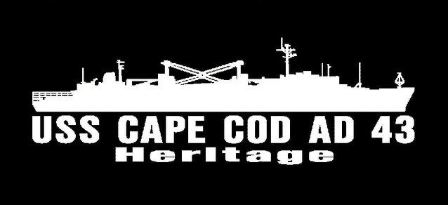 USS CAPE COD AD 43 Vinyl Decal 4